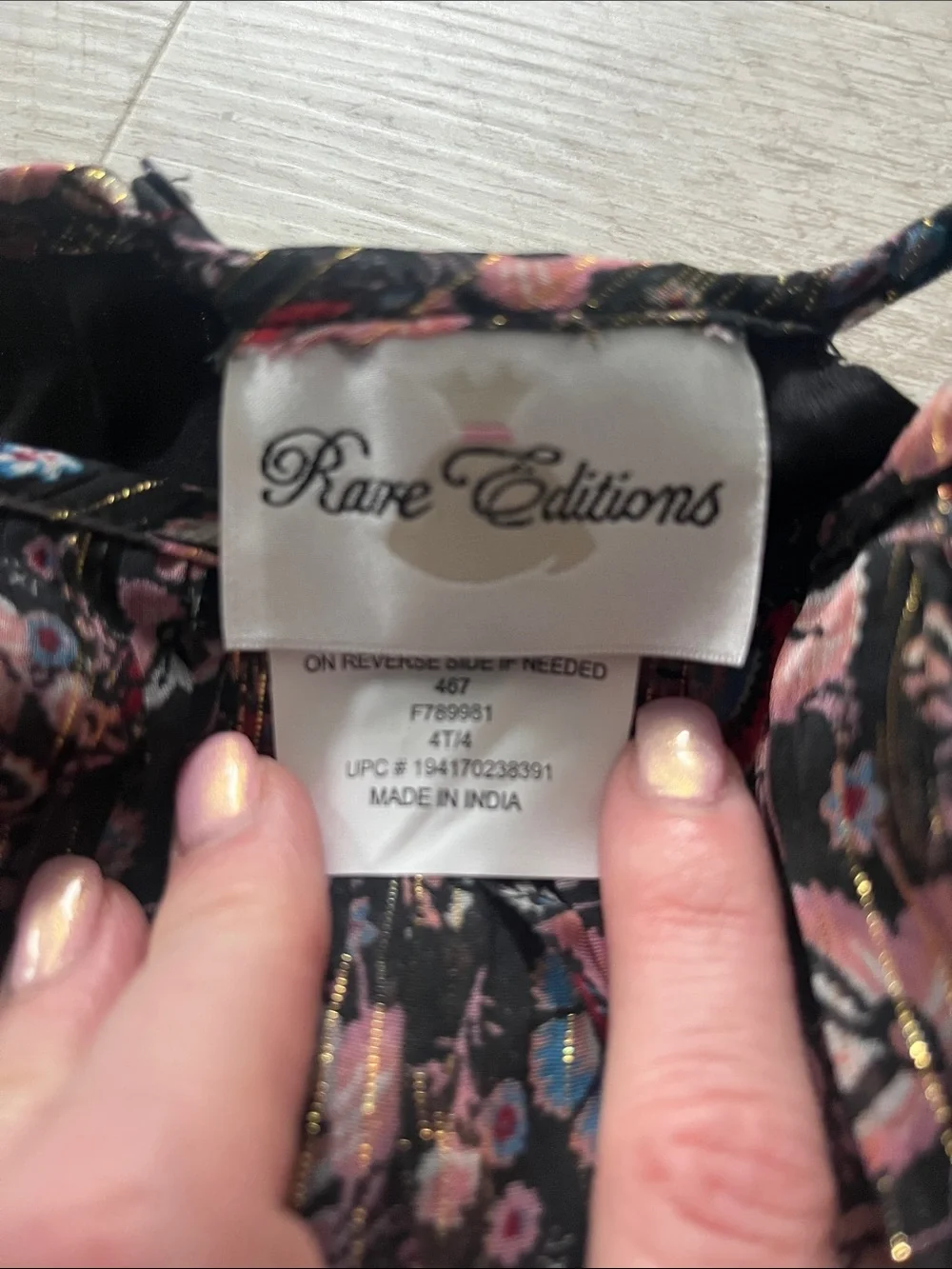 Rare Editions sleeveless denim